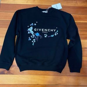 Givenchy Logo Paradise Flower Sweatshirt XS